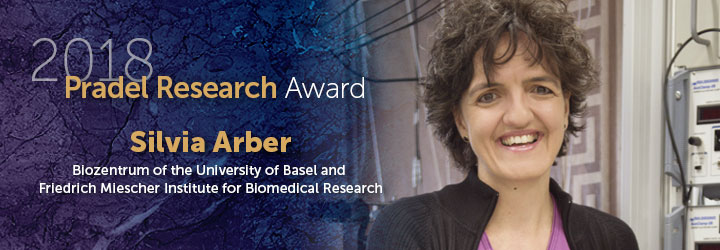 Arber, Silvia 2018 Pradel Research Award 