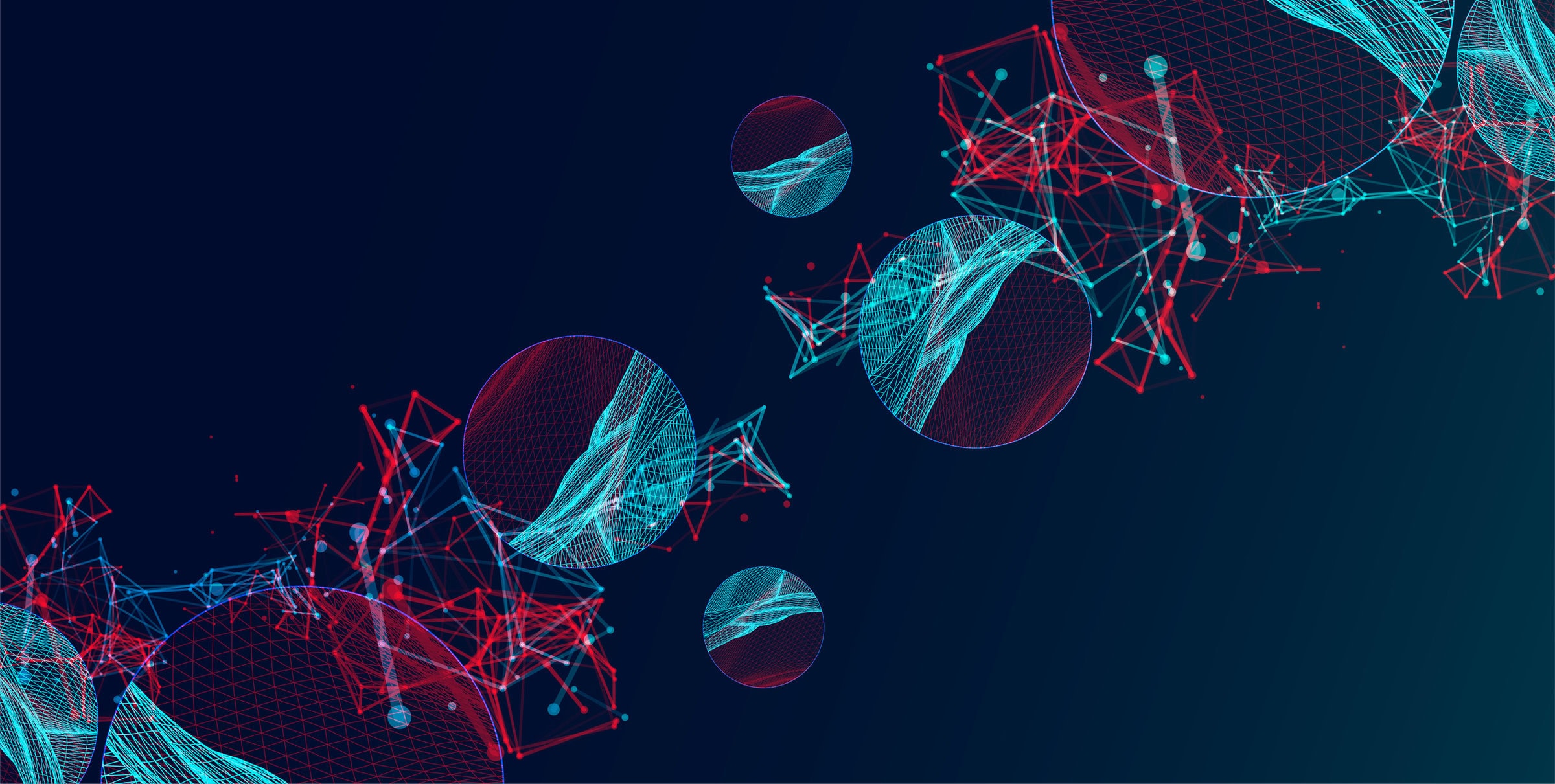 Modern science or technology elements. Trendy abstract background. Cyberspace surface illustration. Vector.