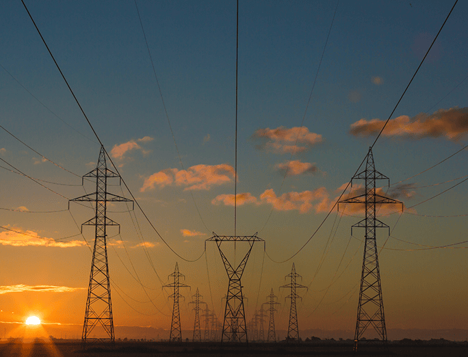 A picture of cell towers