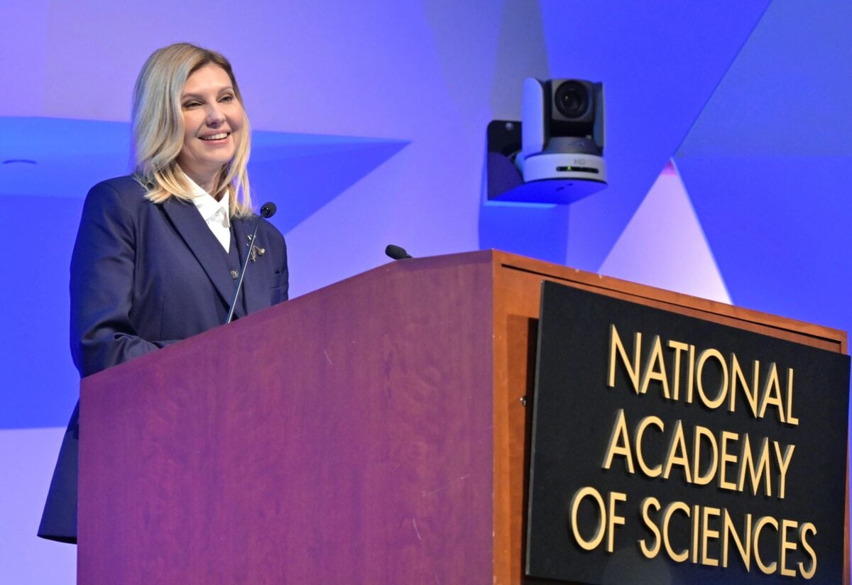 First Lady of Ukraine Visits National Academy of Sciences