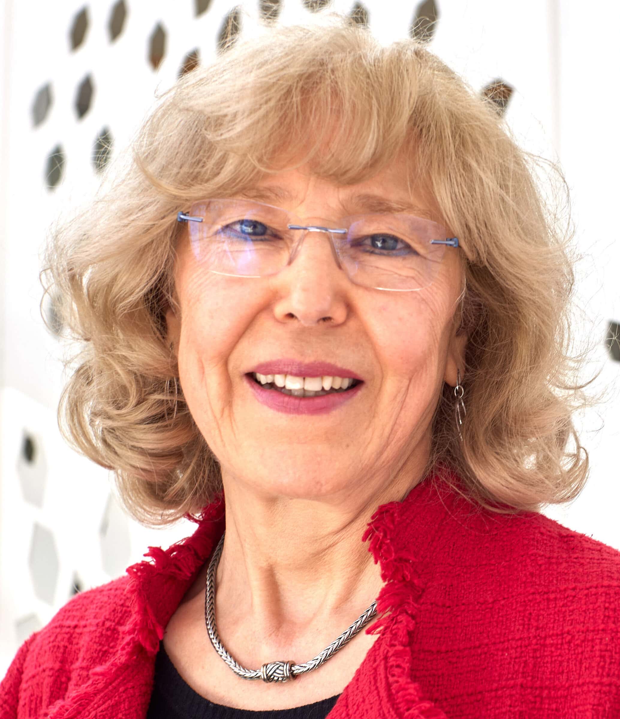 Nora Berrah, professor of physics, at the Gant Complex on May 3, 2025. (Peter Morenus/UConn Photo)