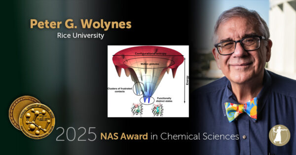 Peter G. Wolynes 2025 NAS Award in Chemical Sciences Social 