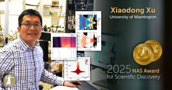 Xiaodong Xu 2025 NAS Award for Scientific Discovery Social 